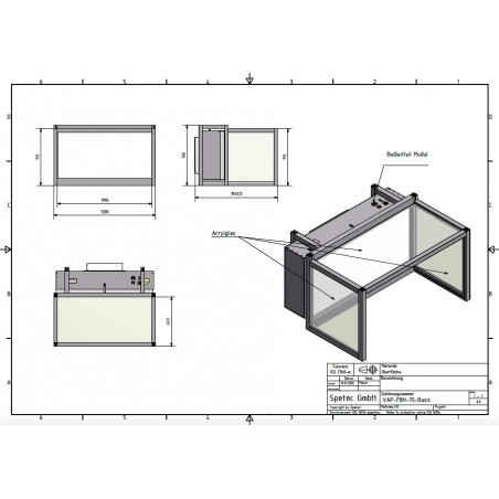 Horizontal flow box FBH 75