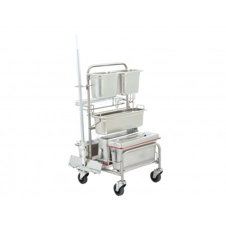 Cleaning trolley Clino® CR4 EM-GMP